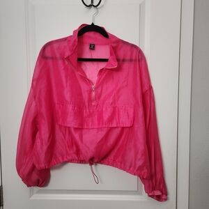 5/$30 SHEIN Pink Sheer Jacket